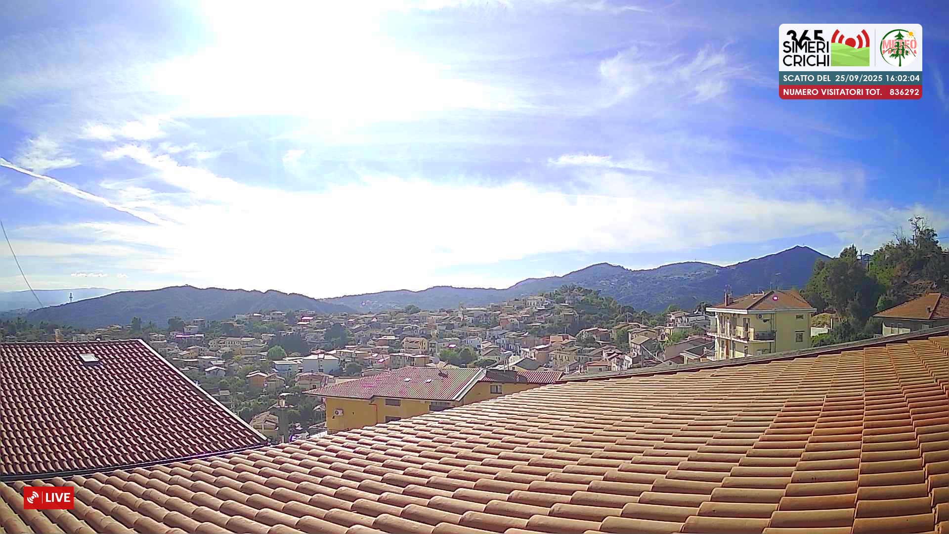 immagine della webcam nei dintorni di Lamezia Terme: webcam Simeri Crichi