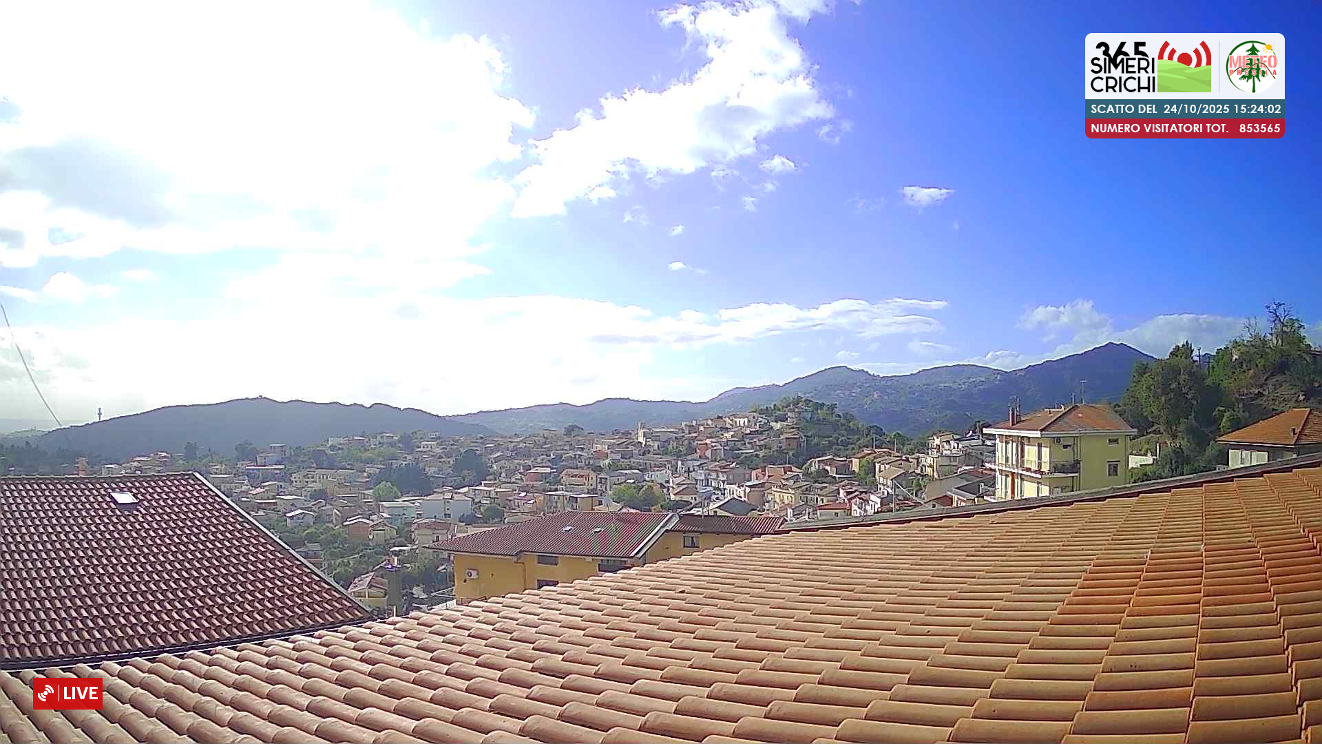 immagine della webcam nei dintorni di Villaggio Palumbo: webcam Simeri Crichi